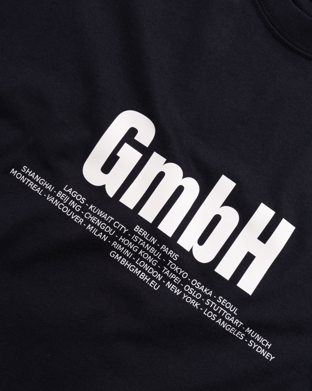 GmbH – Birk T-Shirt With Logo Print Black - Tops - Black - Image 5