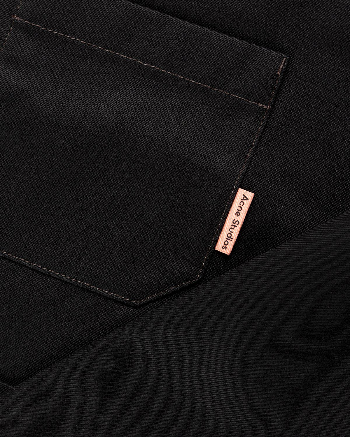 Acne Studios – Cotton Twill Jacket Black - Jackets - Black - Image 6