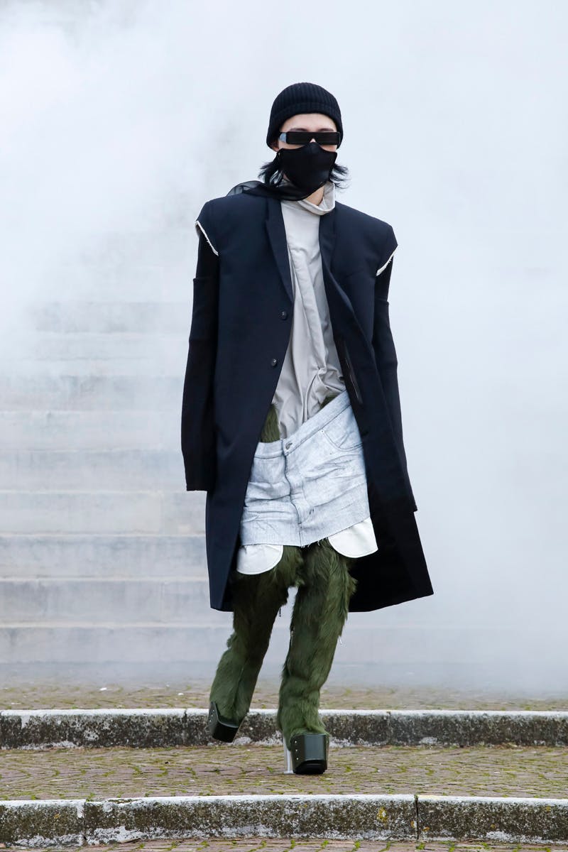 Rick Owens show, Runway, Fall Winter 2021, Paris Fashion Week