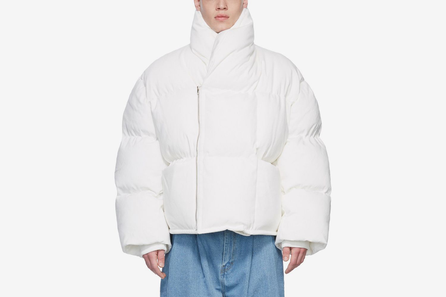 Double-Breasted Puffer Jacket