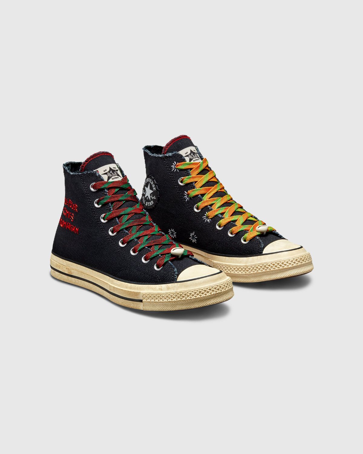Converse x Barriers – Chuck 70 Hi Black/Fiery Red - High Top Sneakers - Black - Image 3
