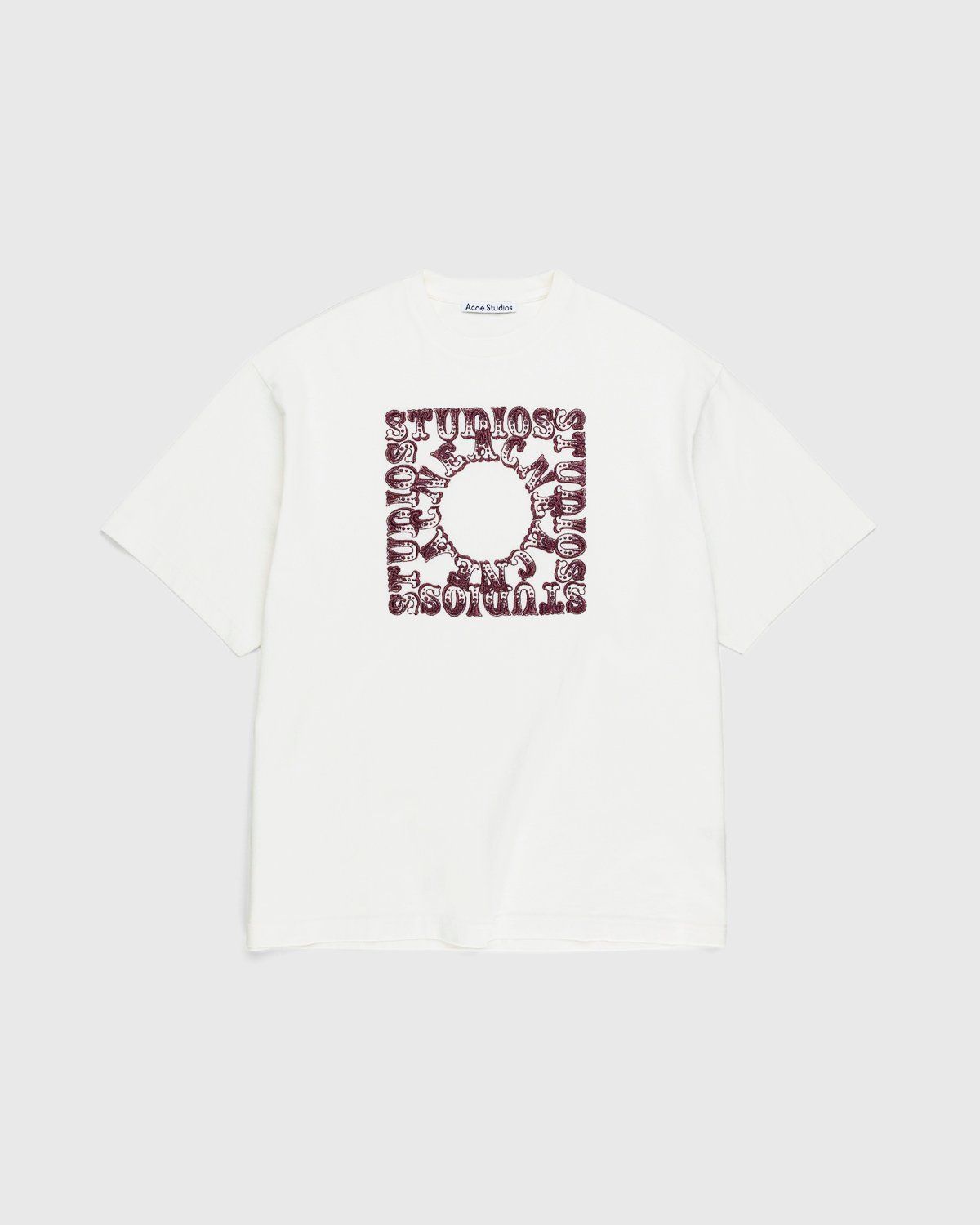 Acne Studios – Circus Crewneck T-Shirt Off White - T-shirts - White - Image 1