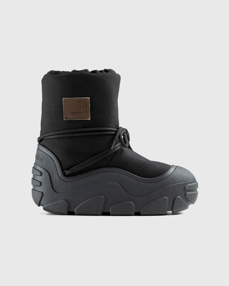 Lace-Up Ankle Boots Black