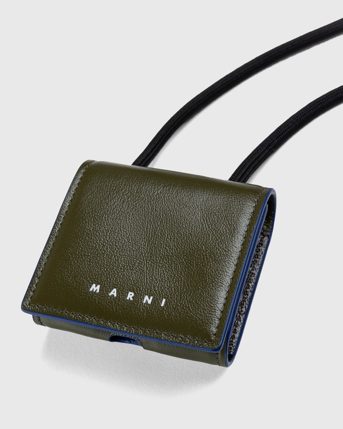 Marni – Calf Leather AirPods Case Green - Phone cases - Green - Image 3