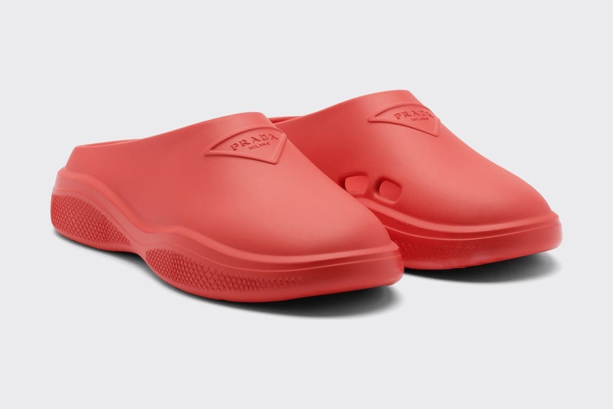 Prada's Foam Rubber Mule Shoes Are Like Ultra-Bougie Crocs