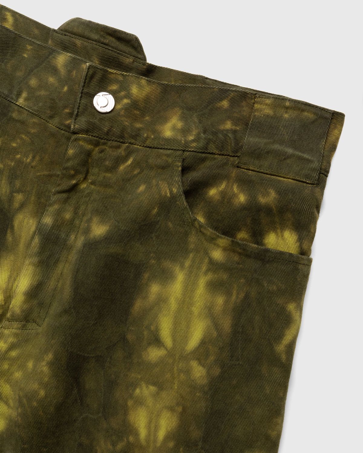 Affix – Crease-Dyed Corso Pant Green - Pants - Green - Image 6