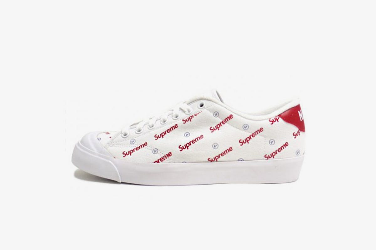 supreme nike full history comme des garcons
