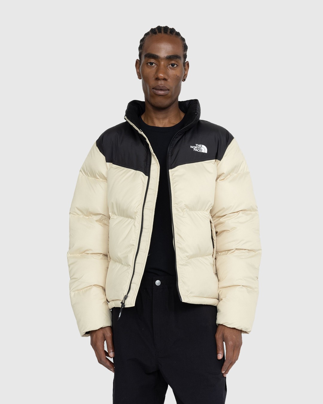 North face beige parka sale