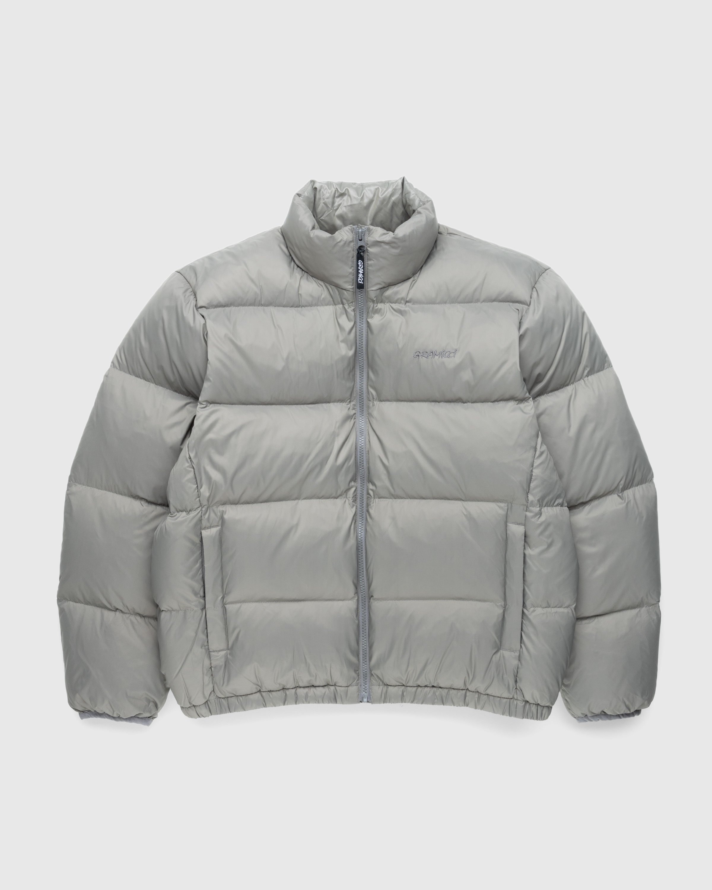 Mens light store grey puffer jacket