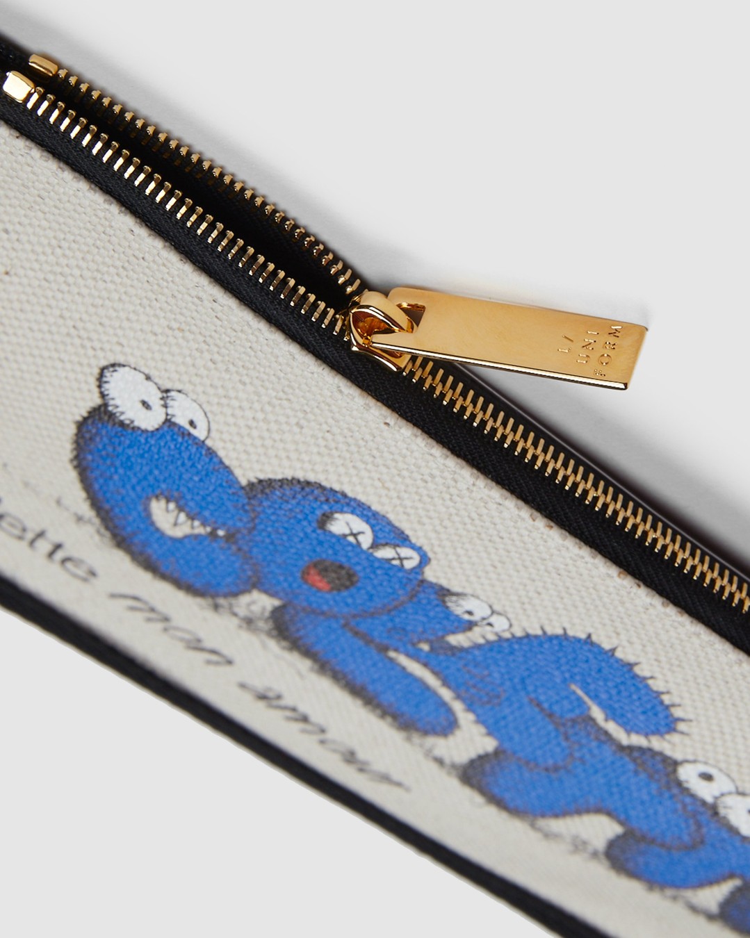 Colette Mon Amour – KAWS Beige Pencil Case - Stationary - Beige - Image 2