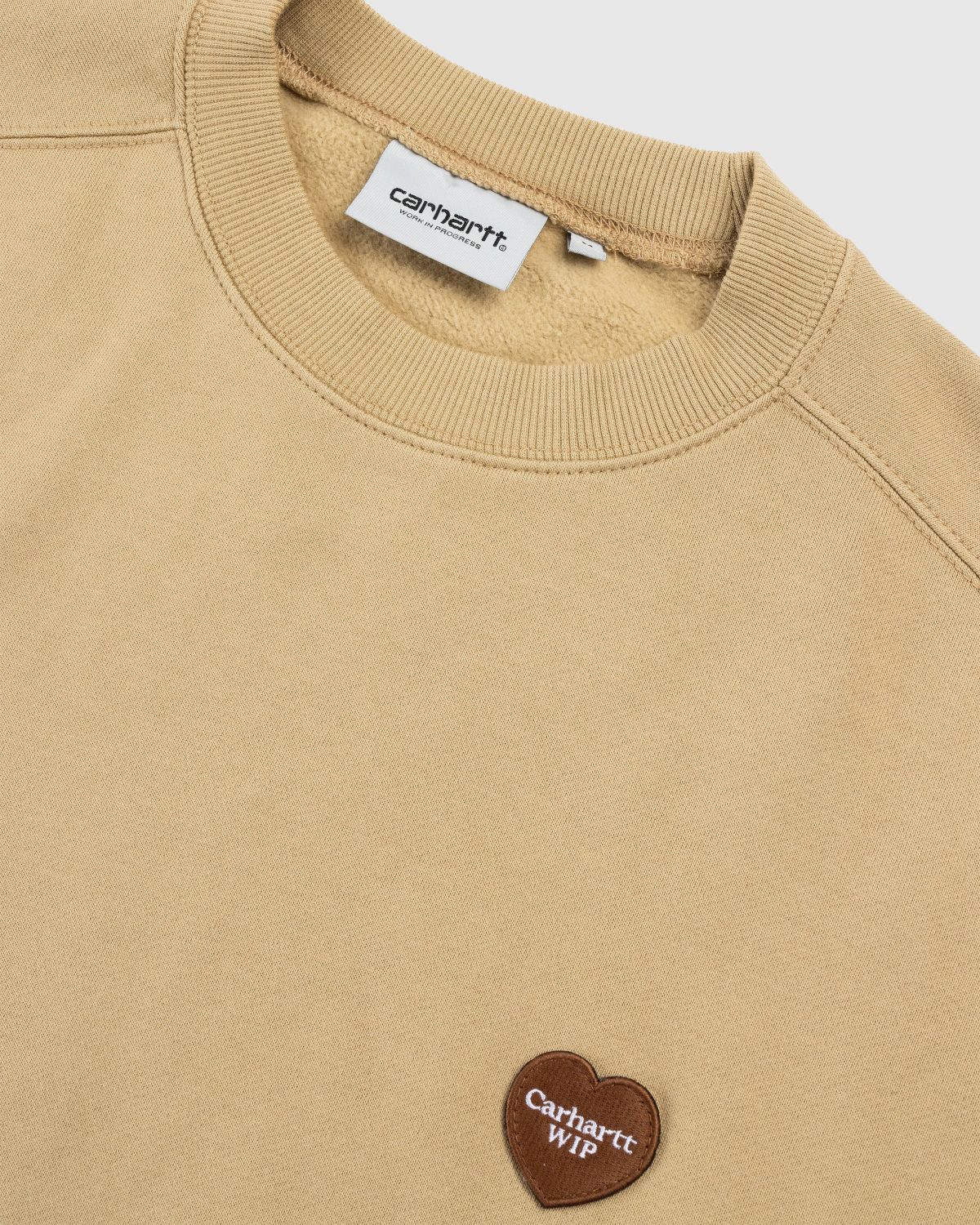 Dusty – WIP Shop Patch | Carhartt Brown Hamilton Heart Highsnobiety Sweat