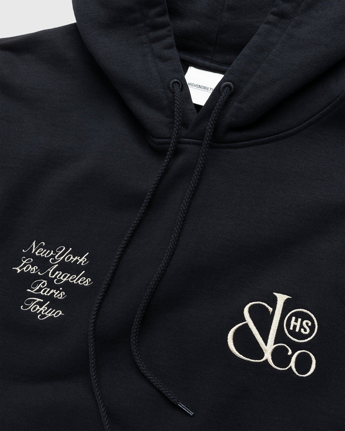 Jacob & Co. x Highsnobiety – City Fleece Hoodie Black - Sweats - Black - Image 4