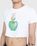 NTS x Highsnobiety – Apple Baby Tee White  - Tops - White - Image 6