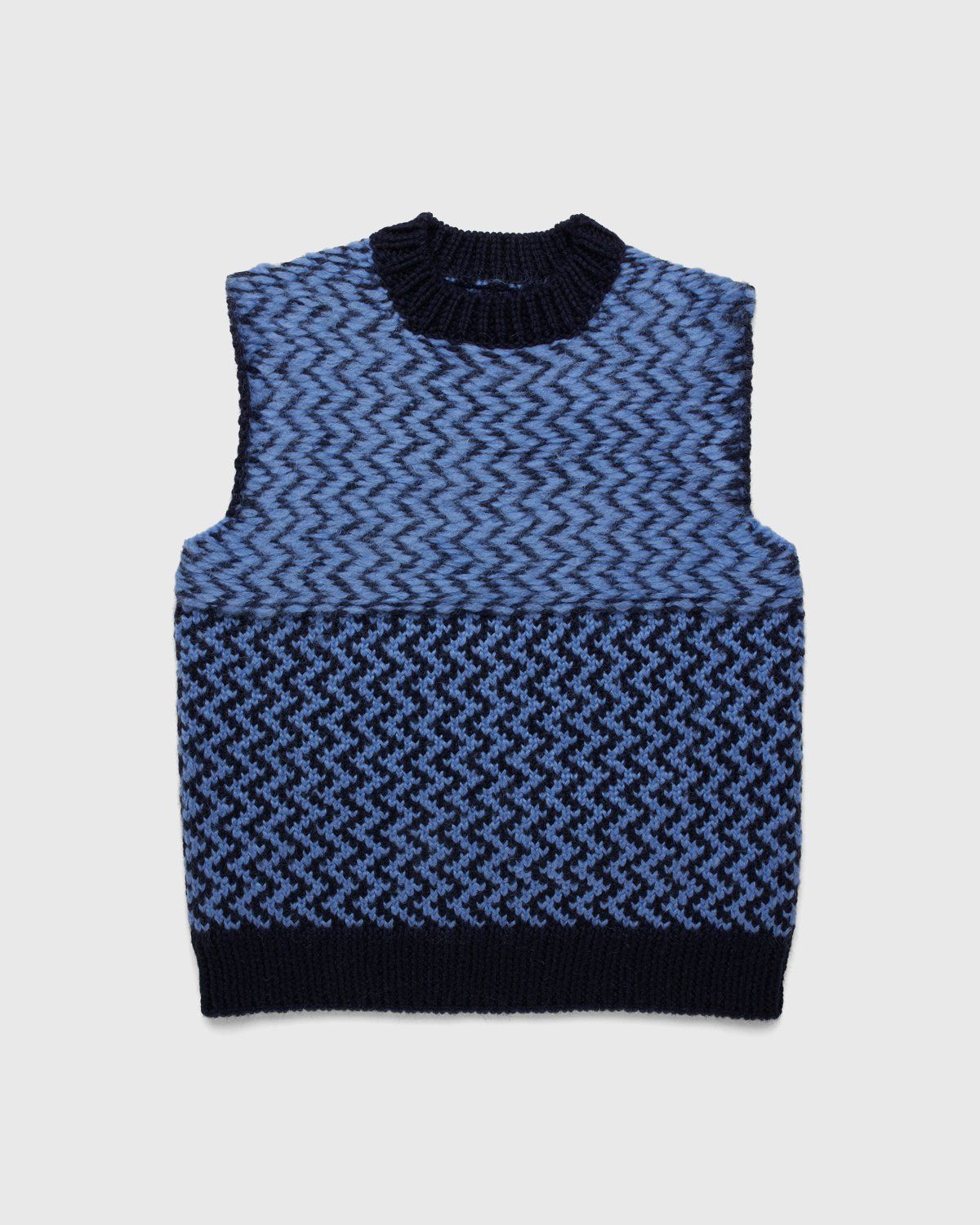 Jil Sander – Vest Knitted Blue | Highsnobiety Shop