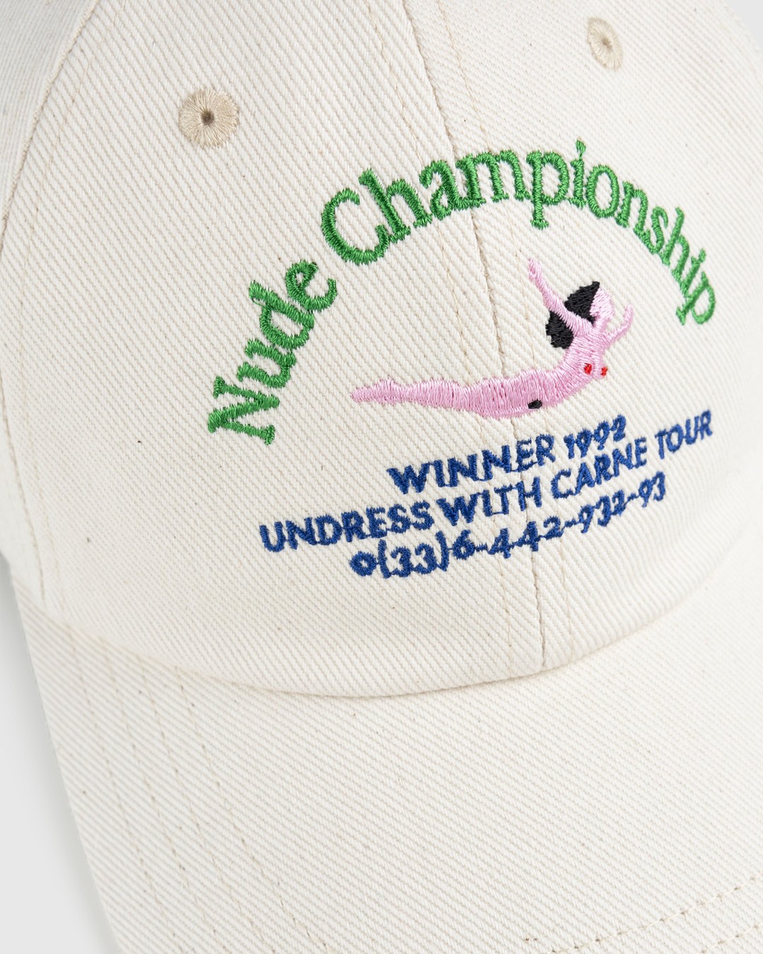 Carne Bollente – Nude Championship Cap Beige - Hats - Beige - Image 4
