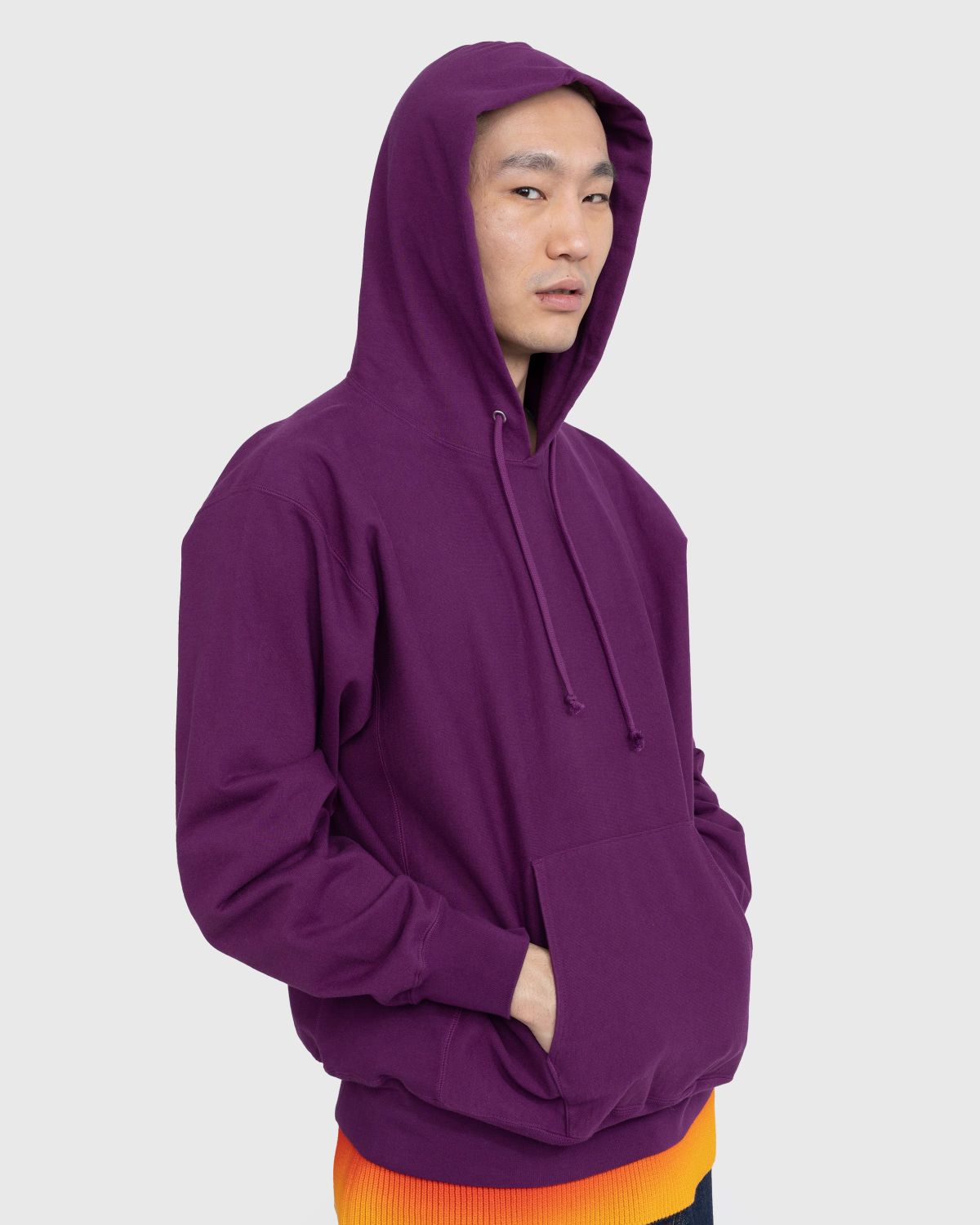 Auralee – Super Milled Sweat Pullover Hoodie Purple