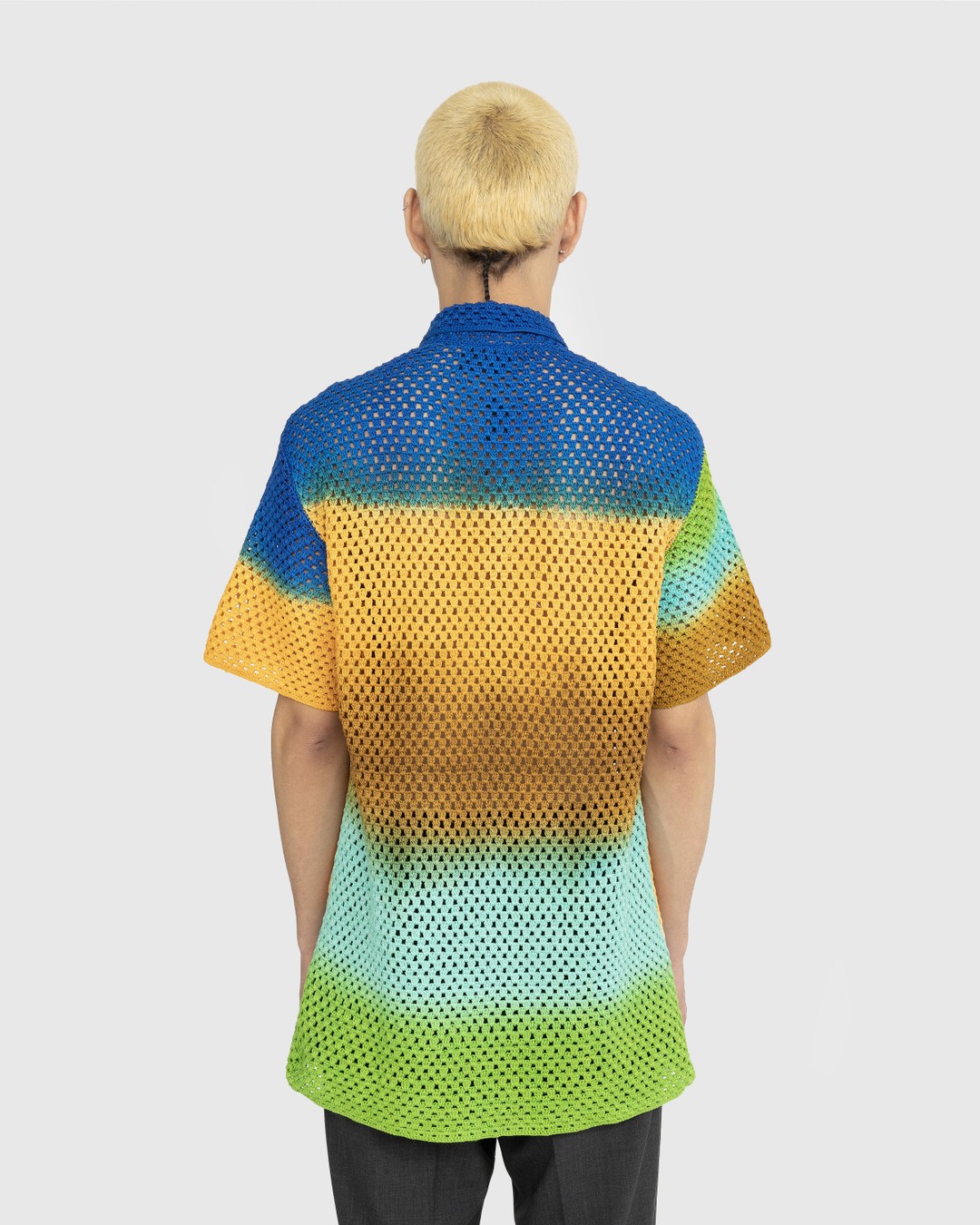 AGR – Wellness Crochet Shirt Multi - Shortsleeve Shirts - Multi - Image 4