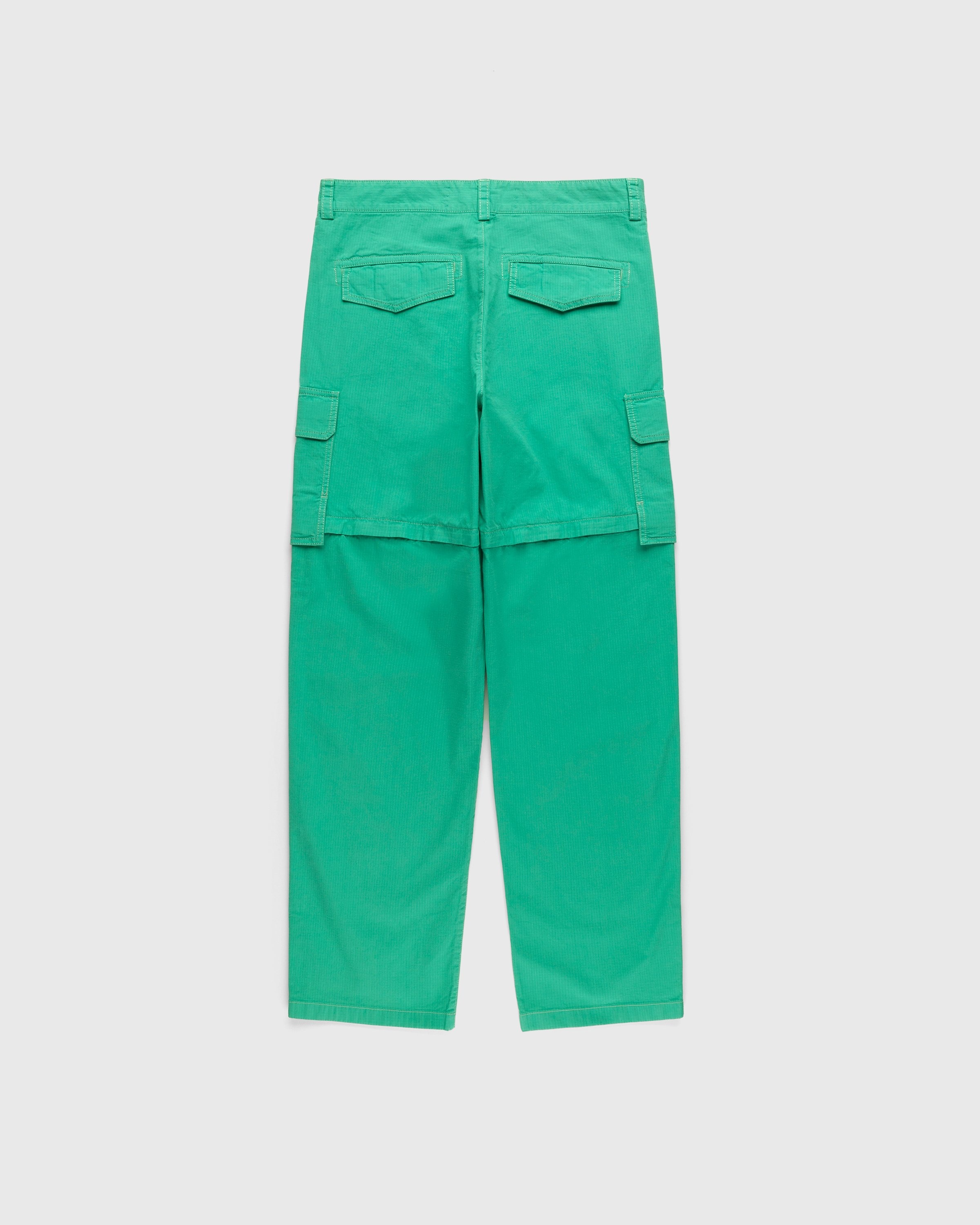 JACQUEMUS – Le Pantalon Peche Green - Trousers - Green - Image 2
