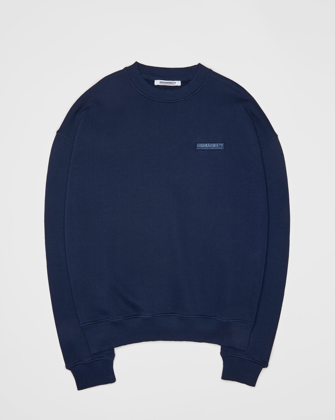 Highsnobiety – Staples Sweatshirt Navy - Sweatshirts - Blue - Image 1