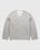 Our Legacy – Double Lock Sweater Grey Alpaca - V-Necks Knitwear - Grey - Image 1