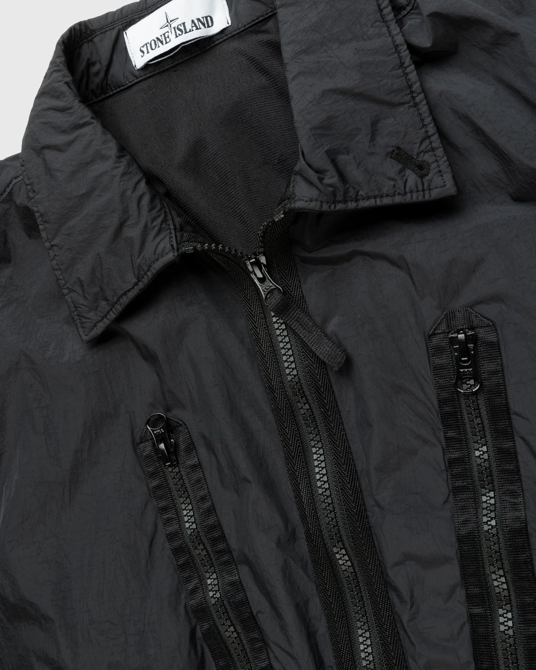 Stone Island – Overshirt Black - Outerwear - Black - Image 3