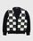 Acne Studios – Knit Wool Cardigan Black/Oatmeal Melange - Knitwear - Black - Image 1