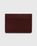 Jil Sander – Leather Card Holder Dark Red