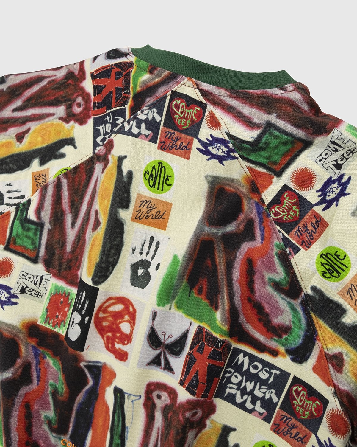 Converse x Come Tees – Realms and Realities Triangle Tee Bone - T-shirts - Multi - Image 5