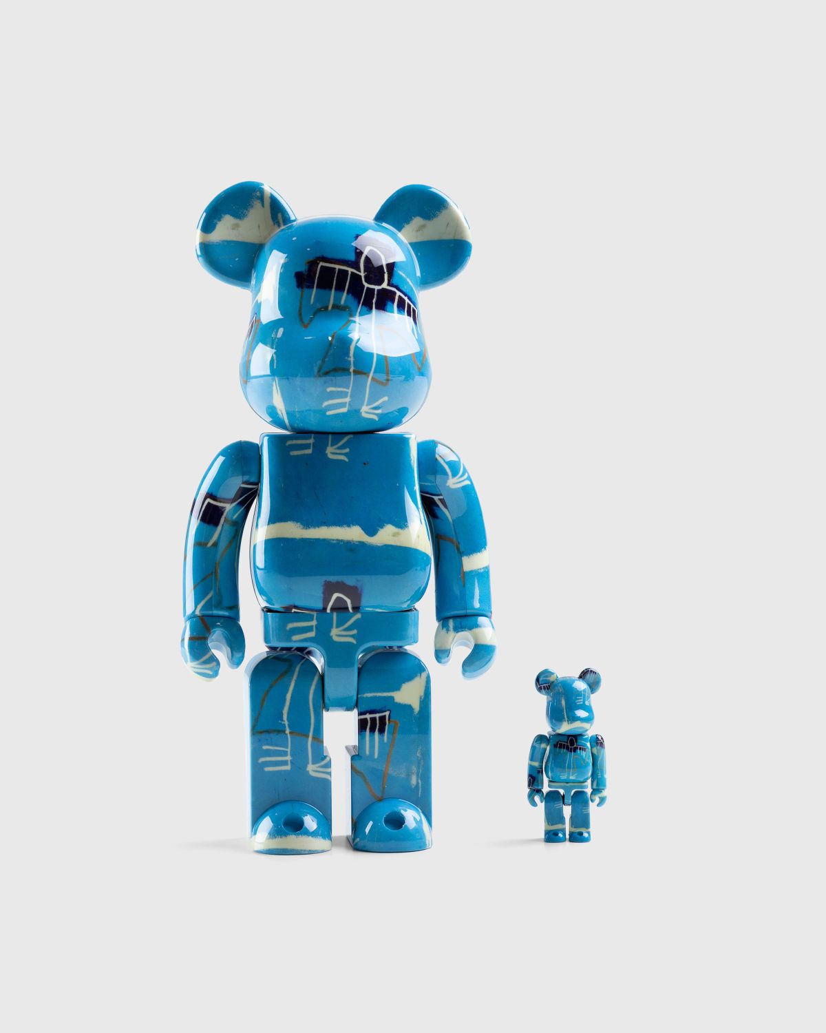 Medicom – Be@rbrick Jean Michel Basquiat #9 100% & 400% Set Multi - Art & Collectibles - Multi - Image 1
