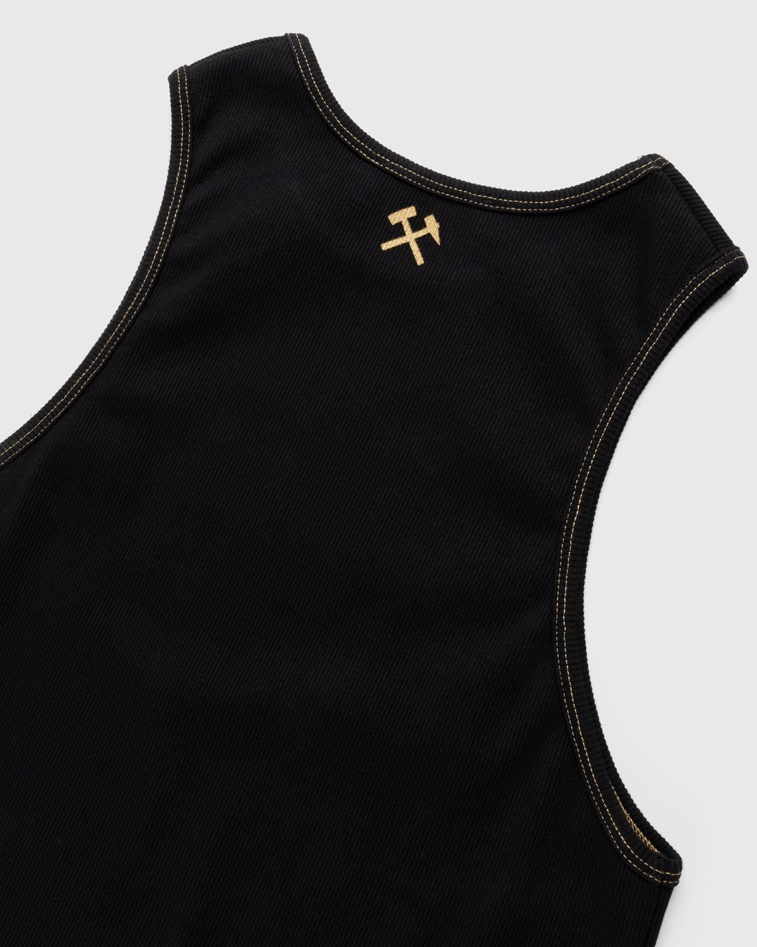 GmbH – Ali Rib Tank Top Black/Yellow - Men Tops - Black - Image 3
