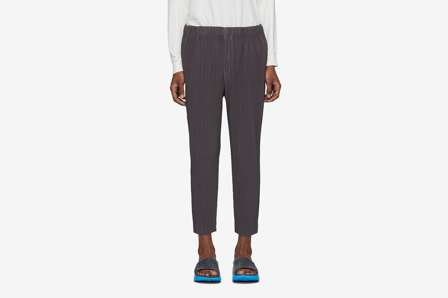 Tapered Cropped Trousers