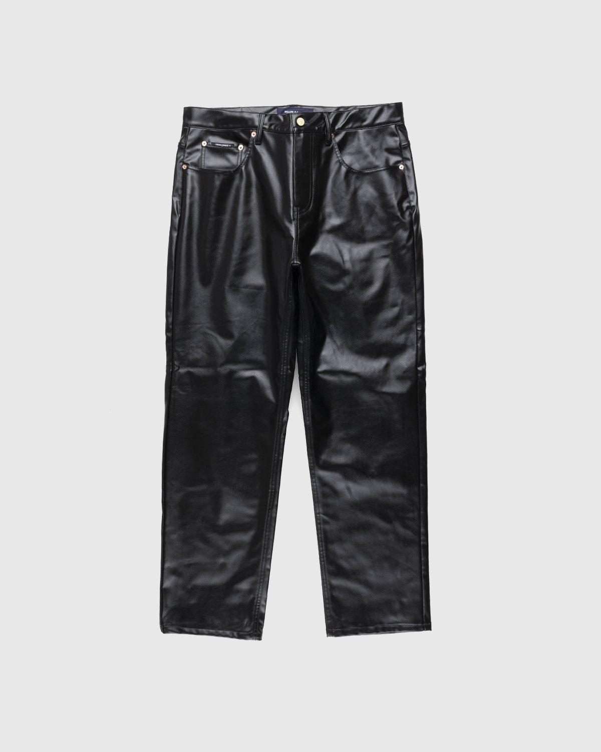 Noon Goons – Series Leather Pant Black - Pants - Black - Image 1