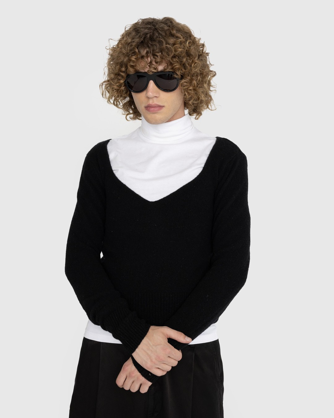 Dries van Noten – Meron Knit Black - Knitwear - Black - Image 2