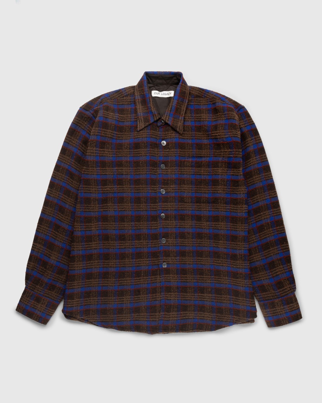 Our Legacy – Above Shirt Brown Pankow Check - Shirts - Brown - Image 1