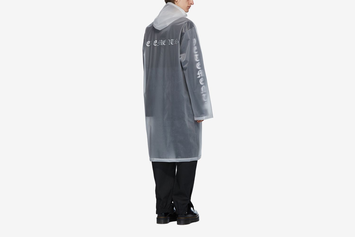 Transparent Hooded Raincoat