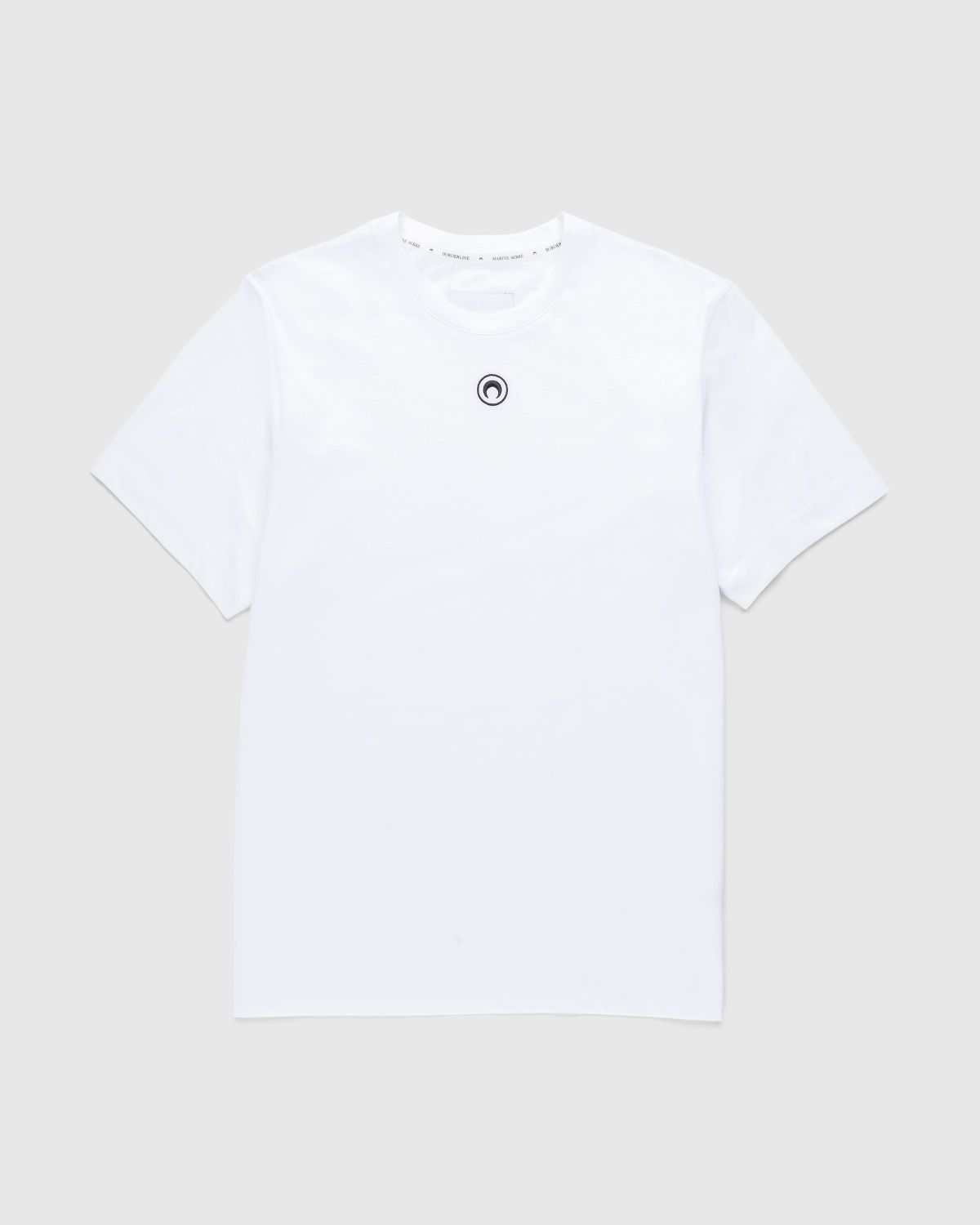 Marine Serre – Organic Cotton T-Shirt White - T-shirts - White - Image 1