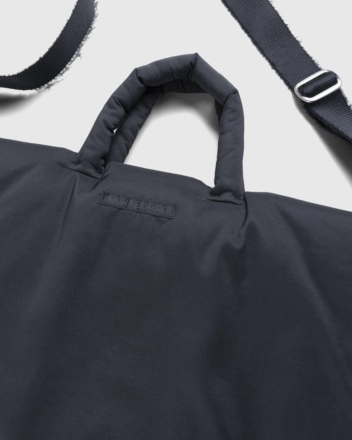 Our Legacy – Big Pillow Tote Black Surface Nylon - Bags - Black - Image 3
