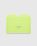 Acne Studios – Leather Card Holder Lime Green