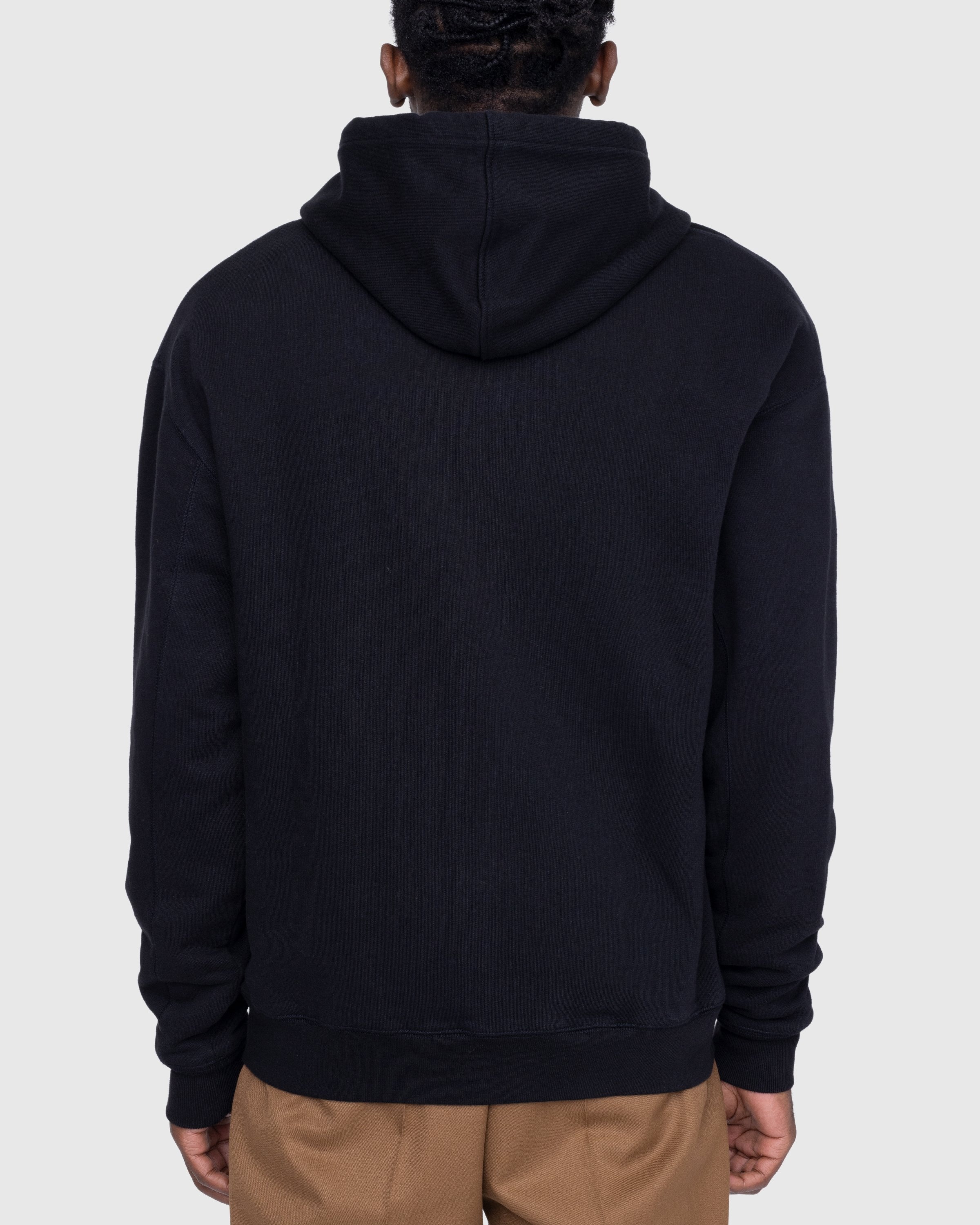 Highsnobiety – Thermal Zip Fleece Hoodie Black - Sweats - Black - Image 4