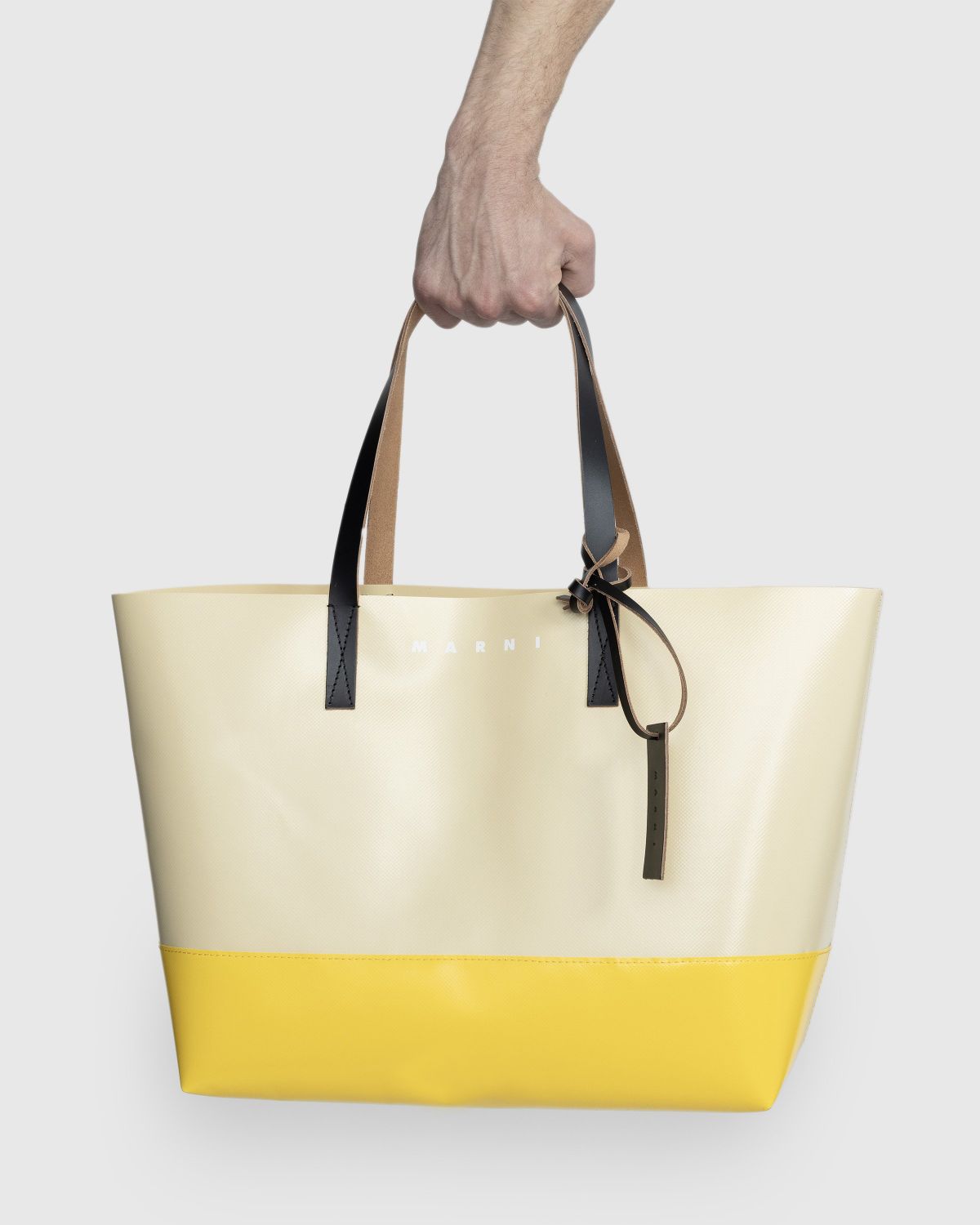 Marni – Tribeca Two-Tone Tote Bag Yellow - Tote Bags - Yellow - Image 5
