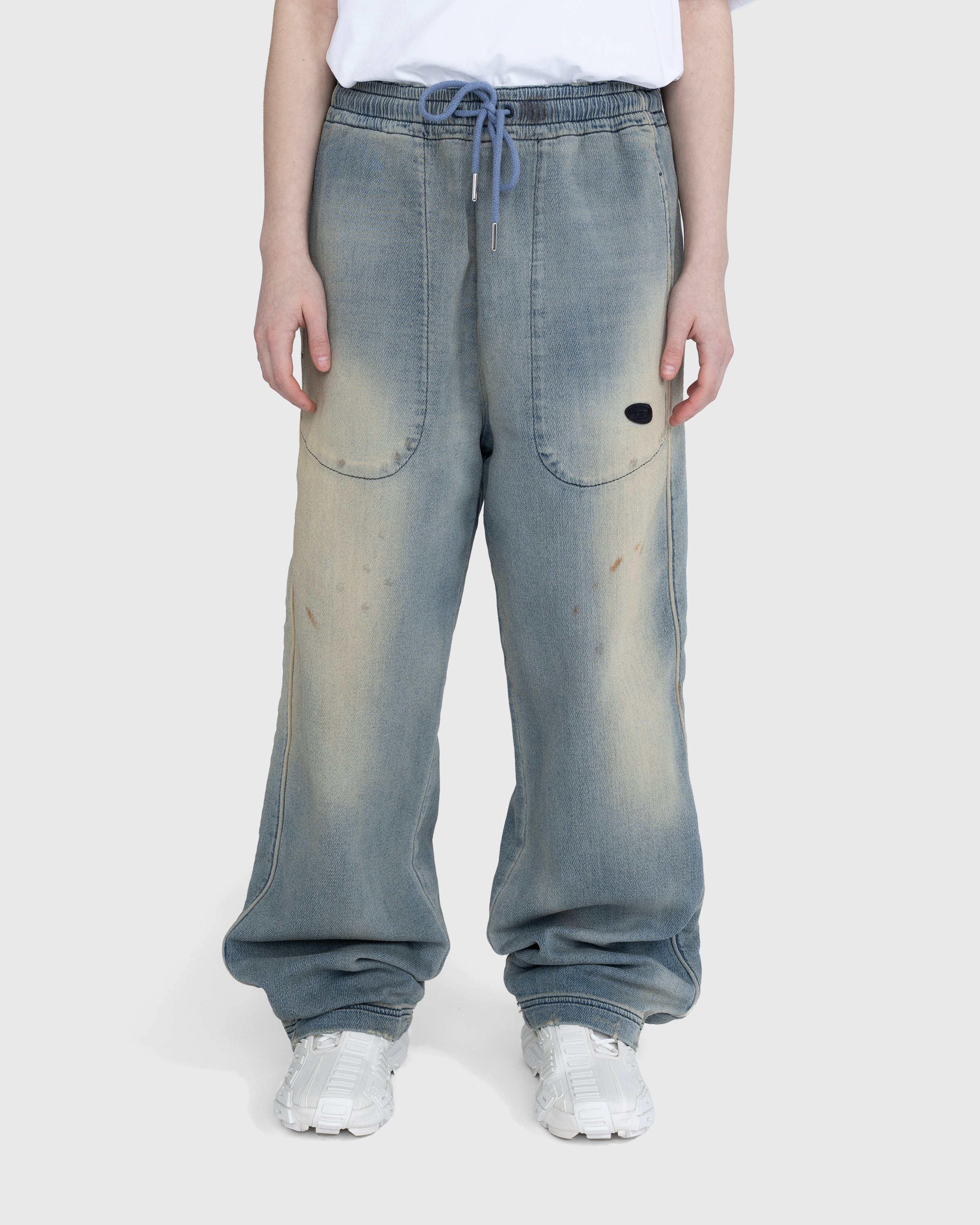 Diesel – D-Martians Track Denim Blue - Pants - Brown - Image 2