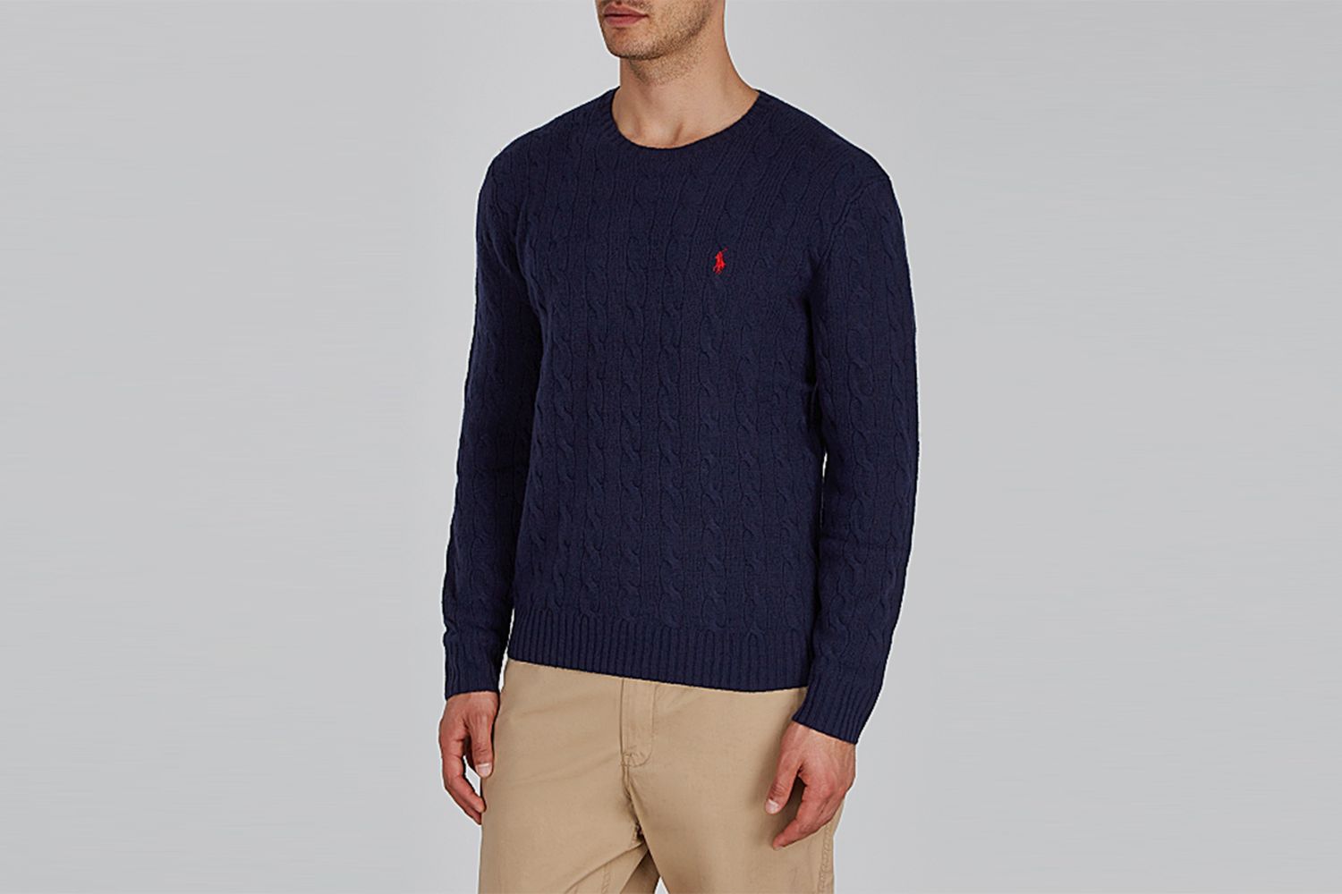 Cable-Knit Wool-Blend Jumper