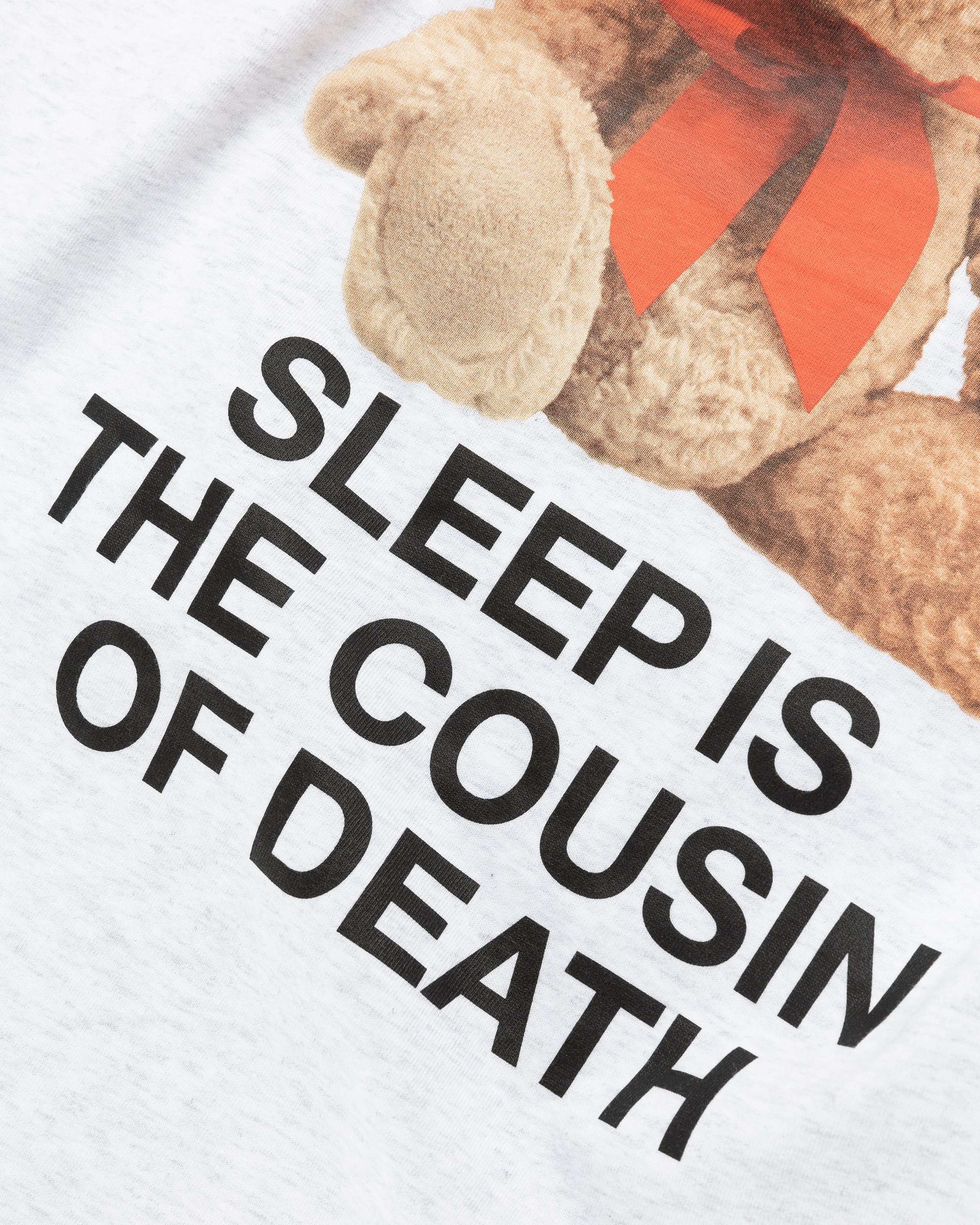 Patta – Teddy Bear T-Shirt Snow Melange Grey - T-shirts - Grey - Image 6