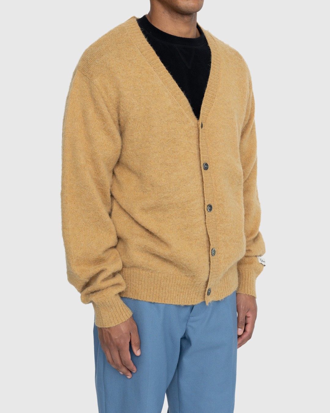 Highsnobiety – Alpaca Cardigan Light Brown - Knitwear - Brown - Image 7