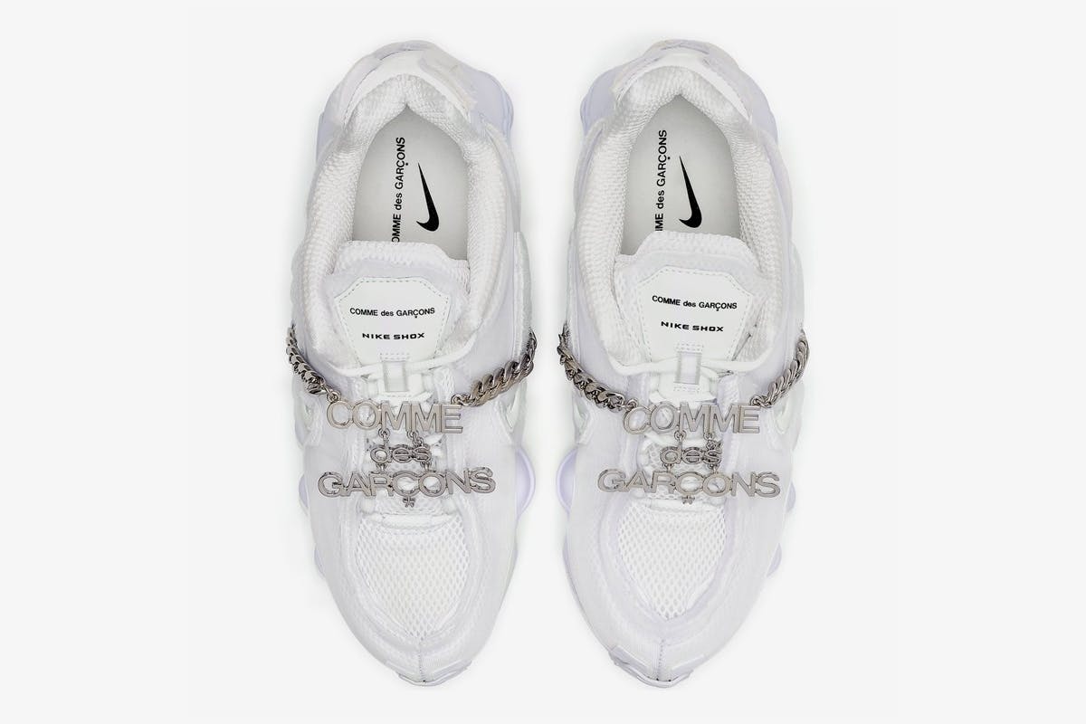 comme des garcons nike shox release date price