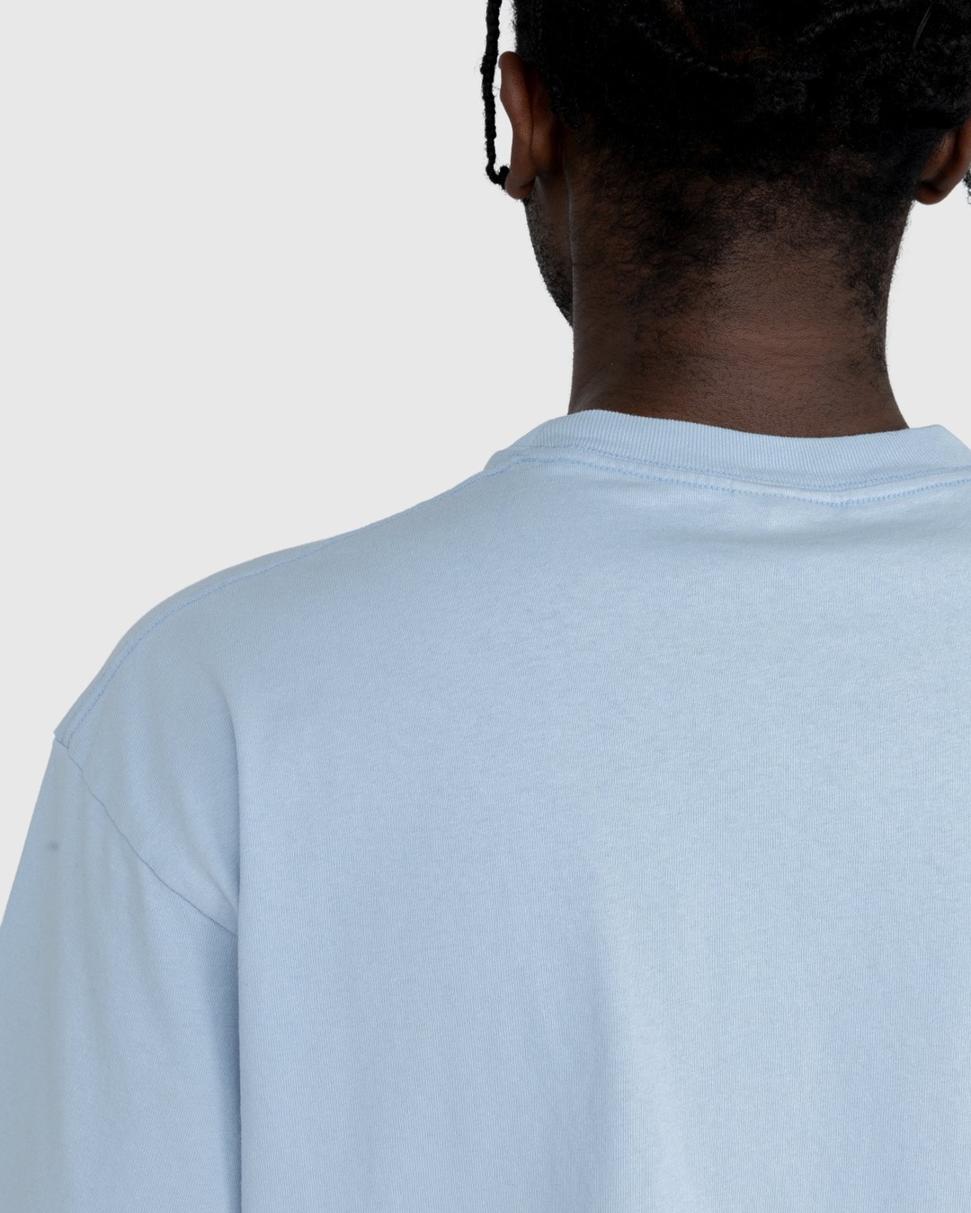 Highsnobiety – New York Line Short Sleeve Jersey Light Blue - Tops - Blue - Image 5