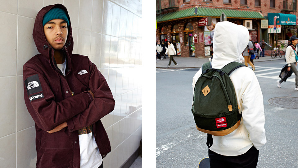 supreme x the north face history fw12