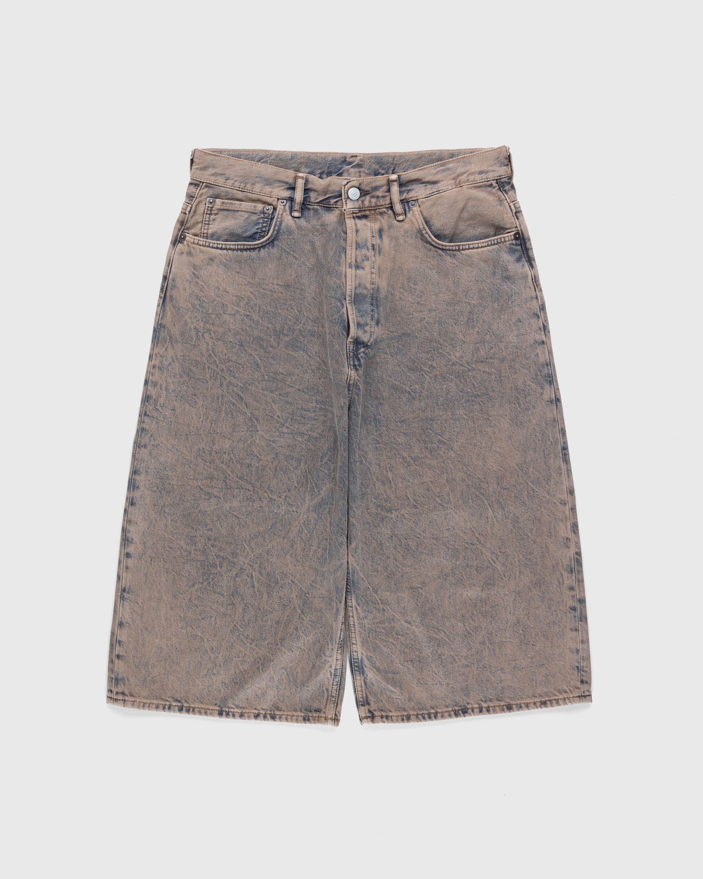 Acne Studios – Loose Fit Denim Shorts Light Pink/Grey