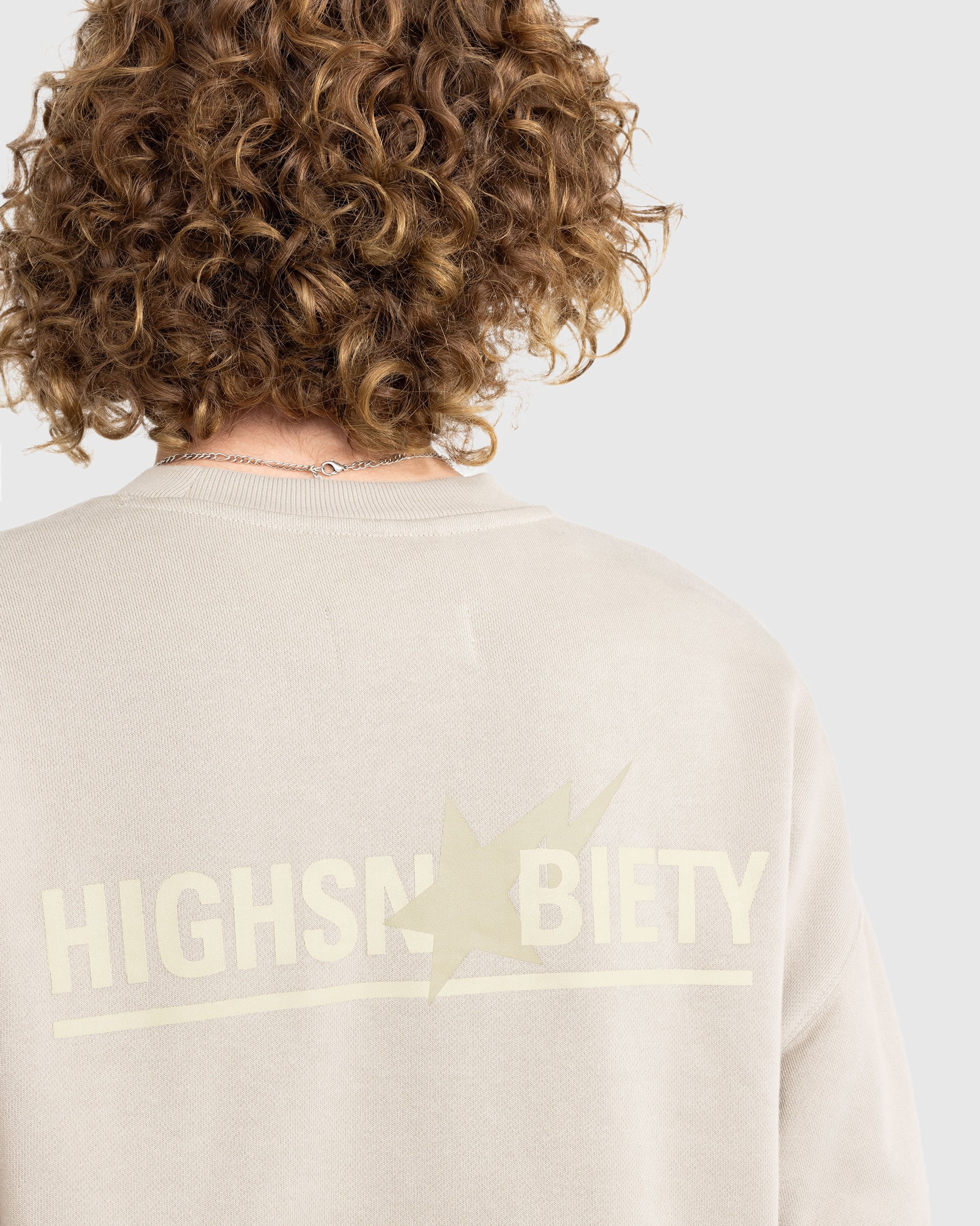 BAPE x Highsnobiety – Heavy Washed Crewneck Beige - Sweats - Beige - Image 5