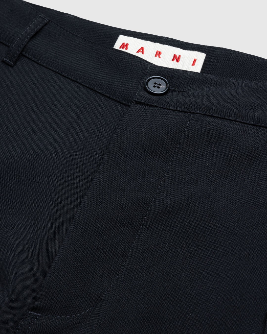 Marni – Cargo Pocket Wool Trousers Black - Pants - Black - Image 5
